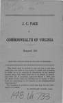 J.C.Page v. Commonwealth of Virginia