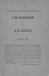 J.W. Chandler v. H.E. Kelley