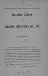 Malinda Turner v. Virginia Fireworks Company and American Mutual Liability Insurance Company