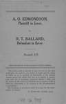 A. O. Edmondson v. R.T. Ballard