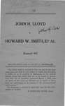 John H. Lloyd v. Howard W. Smith, et al.