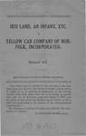 Iris Land, an Infant, etc., v. Yellow Cab Company of Norfolk, Inc.