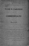 Tyler N. Carleson V. Commonwealth of Virginia