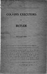 Louanna Colvin and Will A. Cook, Executors of F. M. Colvin, deceased v. L. P. Butler