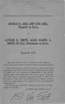 George R. Abel and Lois Abel v. Luther D. Smith, Alias Daniel L. Smith, et al.