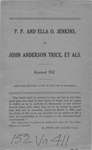 P.P. Jenkins and Ella O. Jenkins v. John Anderson Trice, et al.