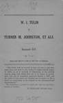 W.I. Tulin V. Turner M. Johnston, et al.