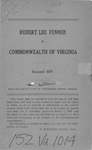Robert Lee Fenner v. Commonwealth of Virginia