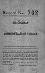Joe Goodman v. Commonwelath of Virginia