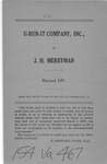 U-Run-It Company, Inc., v. J.H. Merryman