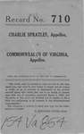 Charlie Spratley v. Commonwealth of Virginia