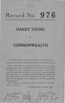 Harry Young v. Commonwealth of Virginia