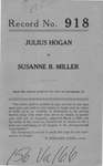 Julius Hogan v. Susanne B. Miller