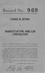 Connie M. Bivens v. Manhattan for Hire Car Corporation;  and, Daisy C. Inge v. Manhattan for Hire Car Corporation