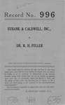 Eubank and Caldwell, Inc., v. R.H. Fuller
