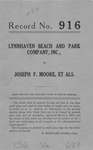 Lynnhaven Beach and Park Company, Inc., v. Joseph F. Moore, et als.
