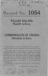 Willard Ballard v. Commonwealth of Virginia