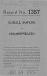 Russell Hawkins v. Commonwealth of Virginia