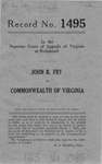John R. Fry v. Commonwealth of Virginia