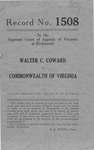 Walter C. Coward v. Commonwealth of Virginia