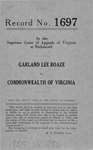 Garland Lee Boaze v. Commonwealth of Virginia
