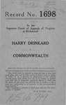 Harry Drinkard v. Commonwealth of Virginia