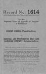 Robert Jerrell v. Norfolk and Portsmouth Belt Line Railroad Company