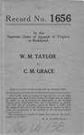 W.M. Taylor v. C. M. Grace