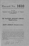 The Travelers Insurance Company v. Joliff S. Brinkley