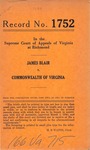 James Blair v. Commonwealth of Virginia