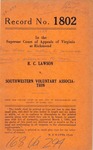 R. C. Lawson v. Southwestern Voluntary Association