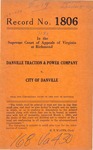 Danville Traction and Power Company v. City of Danville