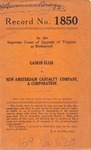 Gaskin Ellis v. New Amsterdam Casualty Company