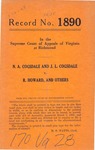 N. A. Cogsdale and J. L. Cogsdale v. R. Howard, et al.