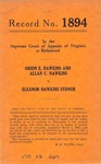 Orion E. Hawkins and Allan C. Hawkins v. Eleanor Hawkins Sydnor