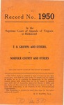 T. B. Griffin, Virginia G. Coleman and Zena G. Carney v. Norfolk County, etc.
