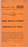 Morris Bernard Gutterman v. Commonwealth of Virginia