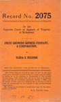 Fruit Growers Express Company v. Fleda E. Hulfish