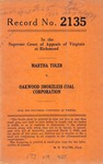 Martha Toler v. Oakwood Smokeless Coal Corporation