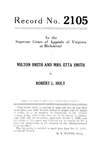 Milton Smith and Mrs. Etta Smith v. Robert L. Holt