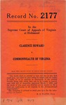 Clarence Howard v. Commonwealth of Virginia