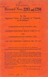 Commonwealth of Virginia, etc. v. Trustees Evergreen Burial Park, et al.; and, Commonwealth of Virginia, etc. v. Fair View Cemetary Company, Inc., et al.