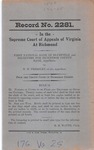 First National Bank of Bluefield, and Receivers for Dickenson County Bank v. W. W. Pressley, et al.