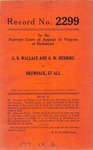 G. B. Wallace and G. W. Herring v. T. J. Brumback, et al.
