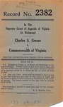Charles S. Grosso v. Commonwealth of Virginia
