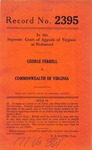 George Ferrell v. Commonwealth of Virginia