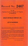 Subley Beverage Company, Inc. v. City of Richmond