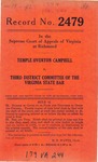 Temple Overton Campbell v. Third District Committee of the Virginia State Bar