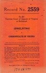 George Pittman v. Commonwealth of Virginia