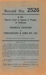 Charles Jackson v. The Chesapeake and Ohio Railway Company